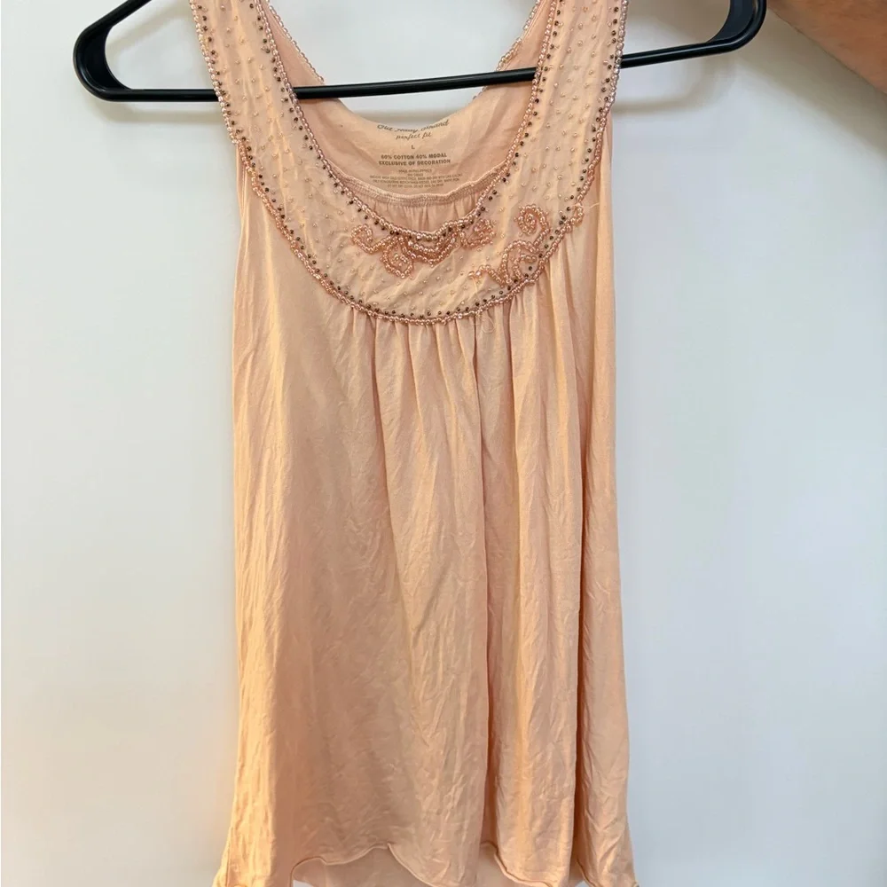 Vintage Old Navy Beaded Tank Top - Picture 2 of 5